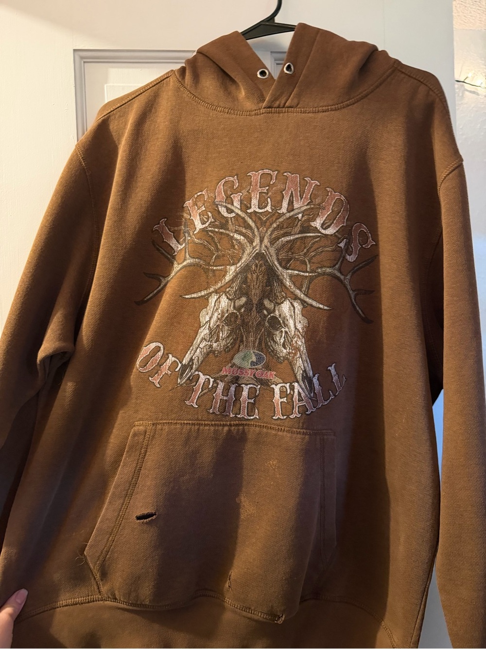 Brown mossy oak Graphic Hoodie